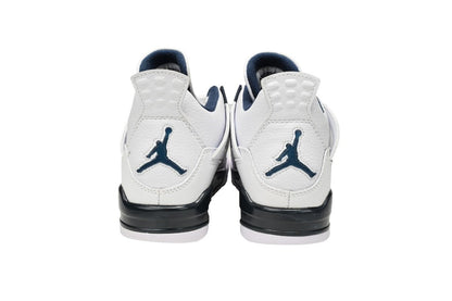 Air Jordan 4 Retro Ls Legend Sneakers - Blue Unisex Streetwear Limited Edition - Step into iconic style with the Air Jordan 4 Retro LS Legend Blue, a timeless
