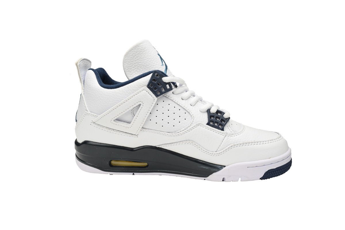 Air Jordan 4 Retro Ls Legend Sneakers - Blue Unisex Streetwear Limited Edition - Step into iconic style with the Air Jordan 4 Retro LS Legend Blue, a timeless
