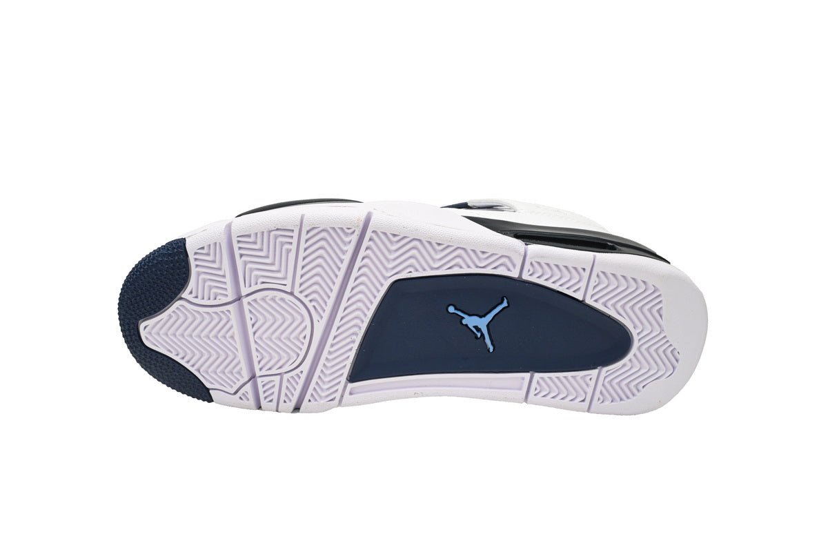 Air Jordan 4 Retro Ls Legend Sneakers - Blue Unisex Streetwear Limited Edition - Step into iconic style with the Air Jordan 4 Retro LS Legend Blue, a timeless
