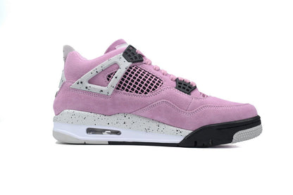 Air Jordan 4 Retro 'orchid' Unisex Streetwear Limited Edition - The Air Jordan 4 Retro 'Orchid' is a captivating blend of style and elegance, perfect