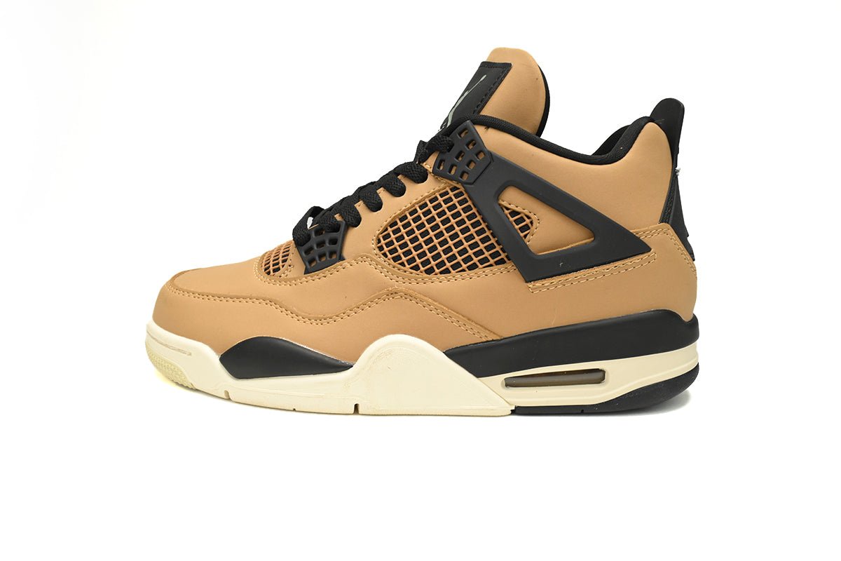 Air Jordan 4 Retro Pearl Milk Tea - White Unisex Streetwear Limited Edition - **Air Jordan 4 Retro Pearl Milk Tea** The Air Jordan 4 Retro Pearl Milk
