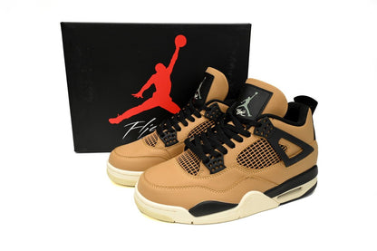 Air Jordan 4 Retro Pearl Milk Tea - White Unisex Streetwear Limited Edition - **Air Jordan 4 Retro Pearl Milk Tea** The Air Jordan 4 Retro Pearl Milk