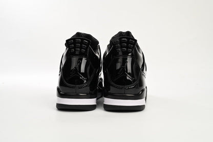 Air Jordan 4 Retro Powder Patent Leather Sneakers - Red Unisex Streetwear Limited Edition - Introducing the Air Jordan 4 Retro Powder Patent Leather, a luxurious and vibrant take on
