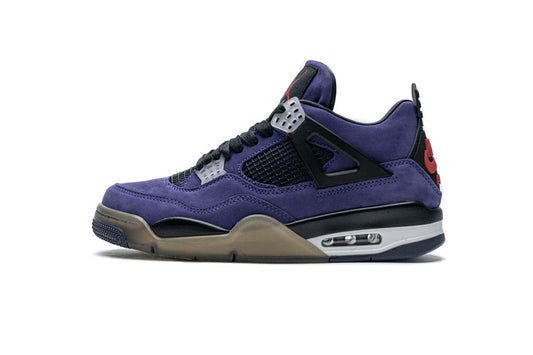Air Jordan 4 Retro Sneakers - Purple Unisex Streetwear Limited Edition - Introducing the Air Jordan 4 Retro Purple, a bold and stylish addition to the legendary