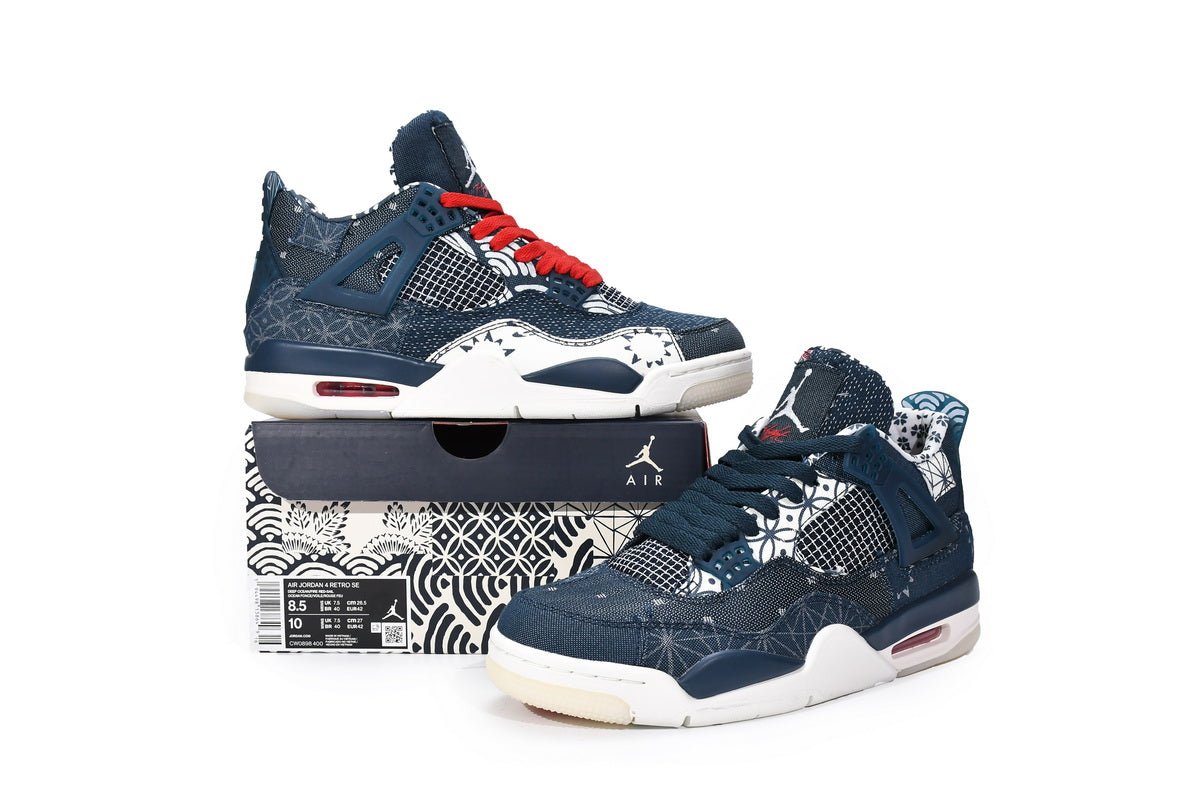 Air Jordan 4 Retro Se Deep Ocean - White Unisex Streetwear Limited Edition - **Air Jordan 4 Retro SE Deep Ocean** The Air Jordan 4 Retro SE Deep Ocean