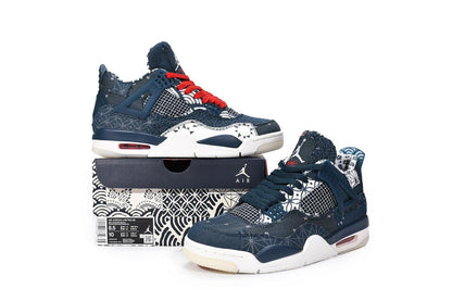 Air Jordan 4 Retro Se Deep Ocean - White Unisex Streetwear Limited Edition - **Air Jordan 4 Retro SE Deep Ocean** The Air Jordan 4 Retro SE Deep Ocean