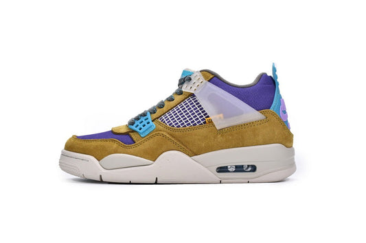 Air Jordan 4 Retro Sp Desert Moss Sneakers - Black Unisex Streetwear Limited Edition - Elevate your sneaker collection with the Air Jordan 4 Retro SP Desert Moss, a blend