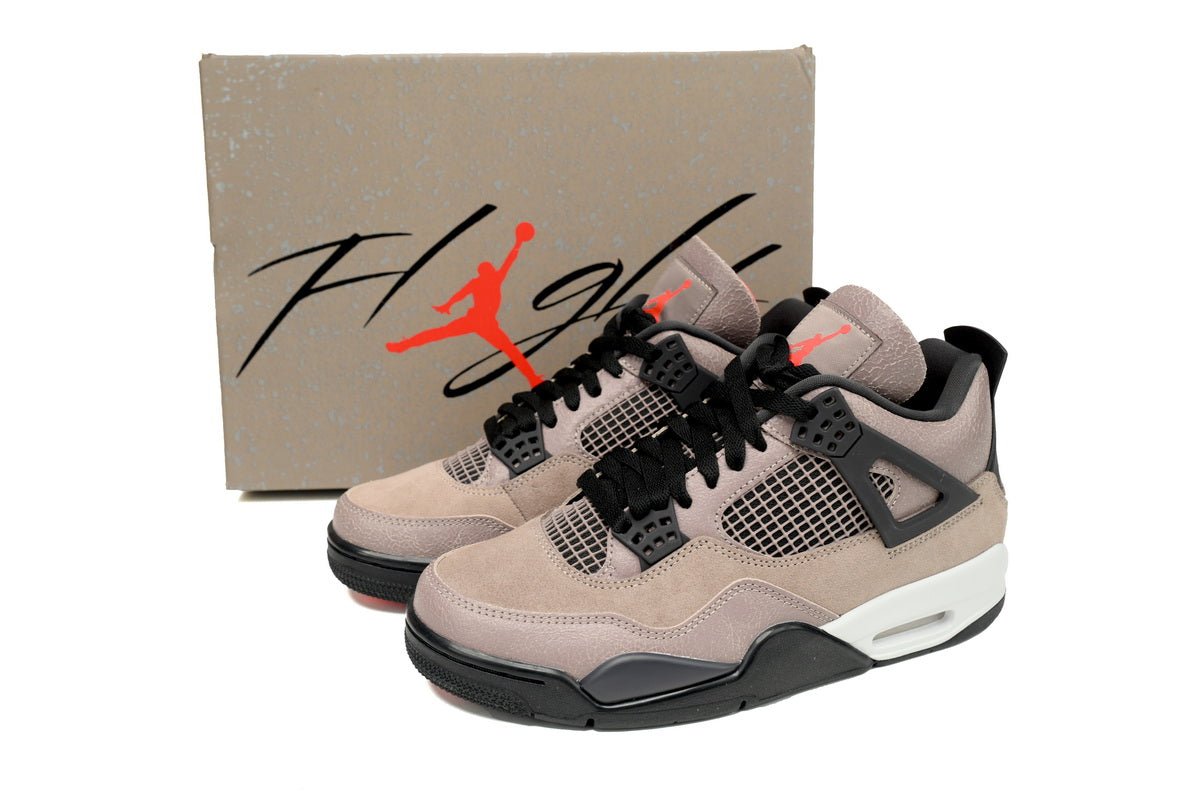 Air Jordan 4 Retro Taupe Haze - Black Unisex Streetwear Limited Edition - **Air Jordan 4 Retro 'Taupe Haze'** The Air Jordan 4 Retro 'Taupe Haze' is a