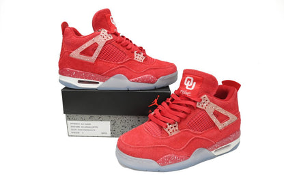 Air Jordan 4 Retro University Limited - Red Unisex Streetwear Limited Edition - **Air Jordan 4 Retro University Red Limited** The Air Jordan 4 Retro University Red Limited