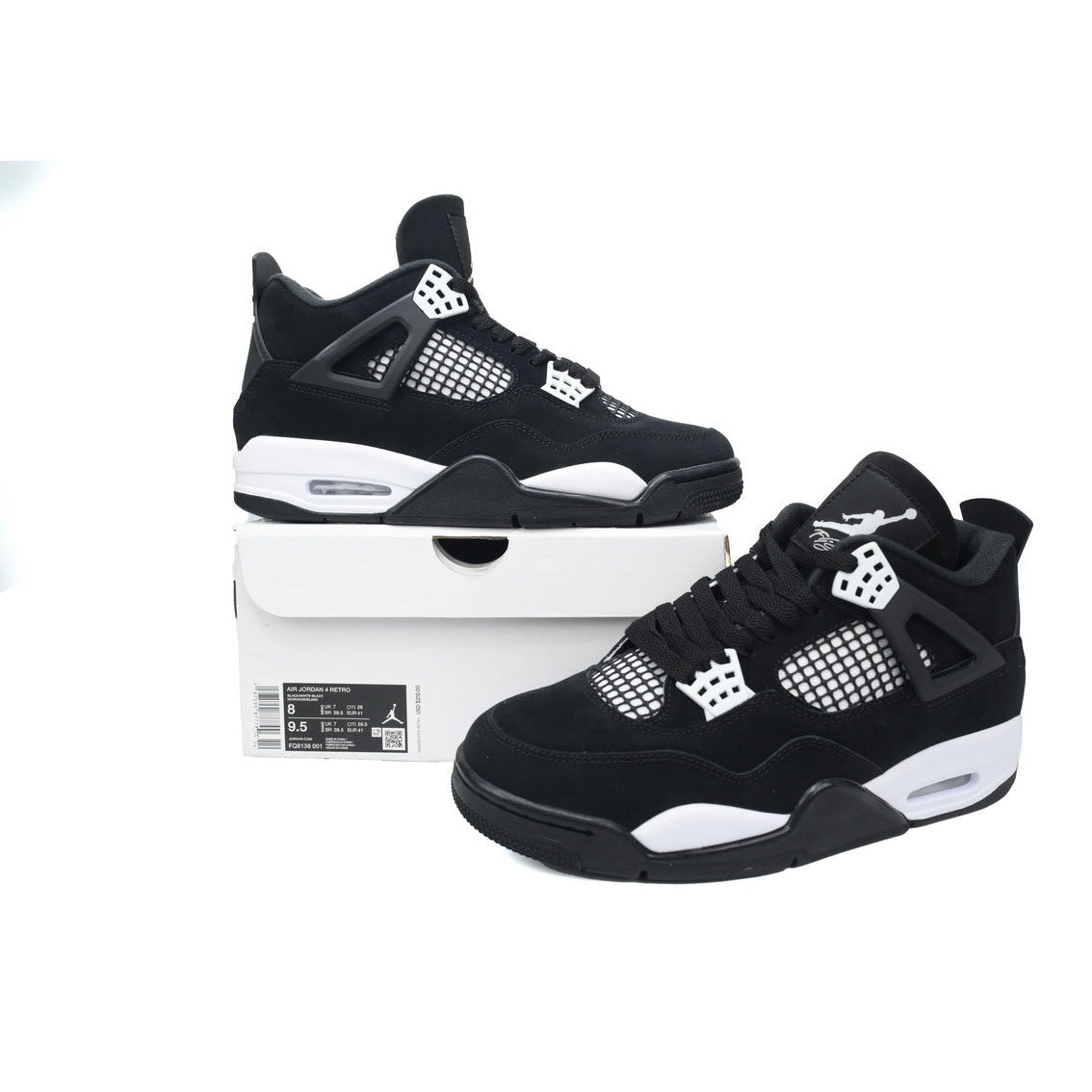 JORDAN 4 Retro - Thunder Jogger Pants - White Unisex Streetwear Limited Edition