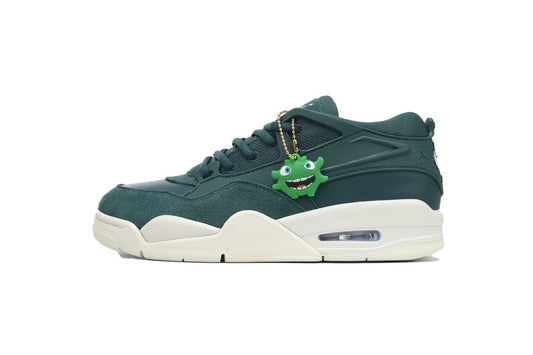 Air Jordan 4 Rm 'o - Idized Green' Unisex Streetwear Limited Edition - The Air Jordan 4 RM 'Oxidized Green' is a stunning addition to the iconic Air