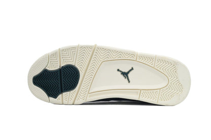 Air Jordan 4 Rm 'o - Idized Green' Unisex Streetwear Limited Edition - The Air Jordan 4 RM 'Oxidized Green' is a stunning addition to the iconic Air