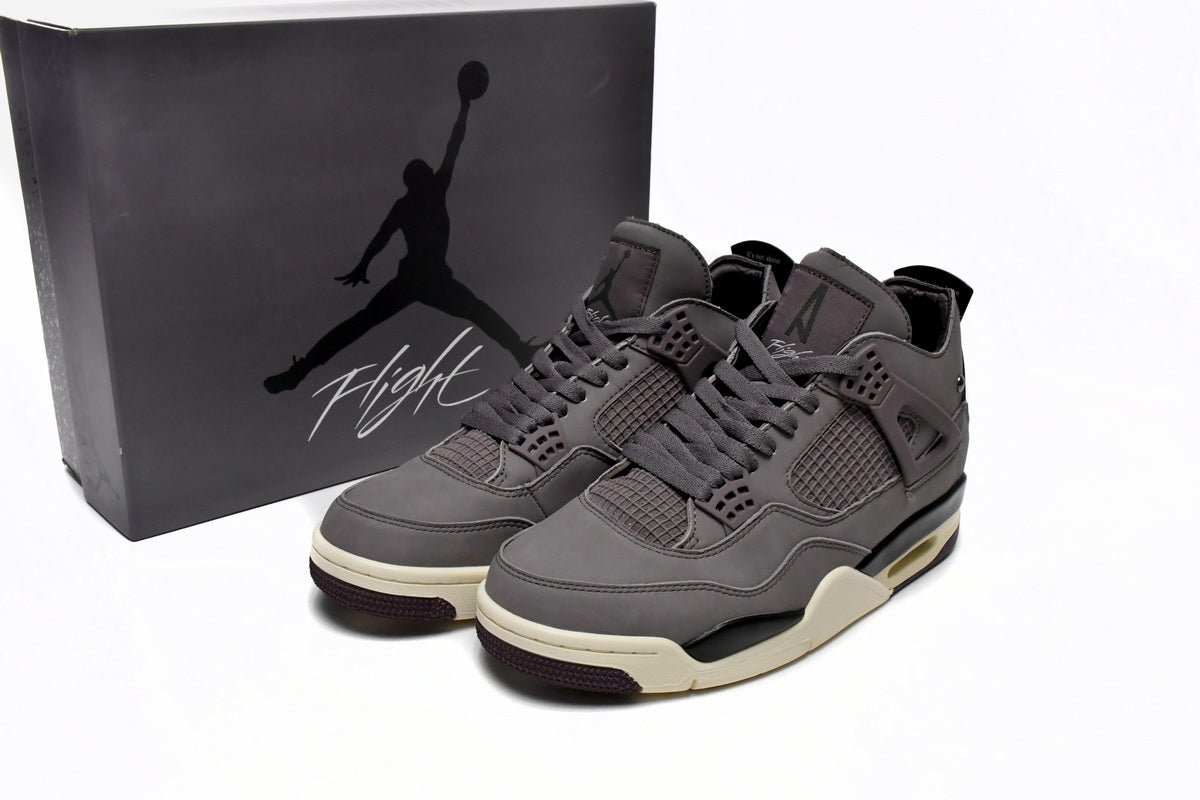 Air Jordan 4 Violet Ore Sneakers - Black Unisex Streetwear Limited Edition - Discover the essence of refined elegance with the Air Jordan 4 Violet Ore, a blend