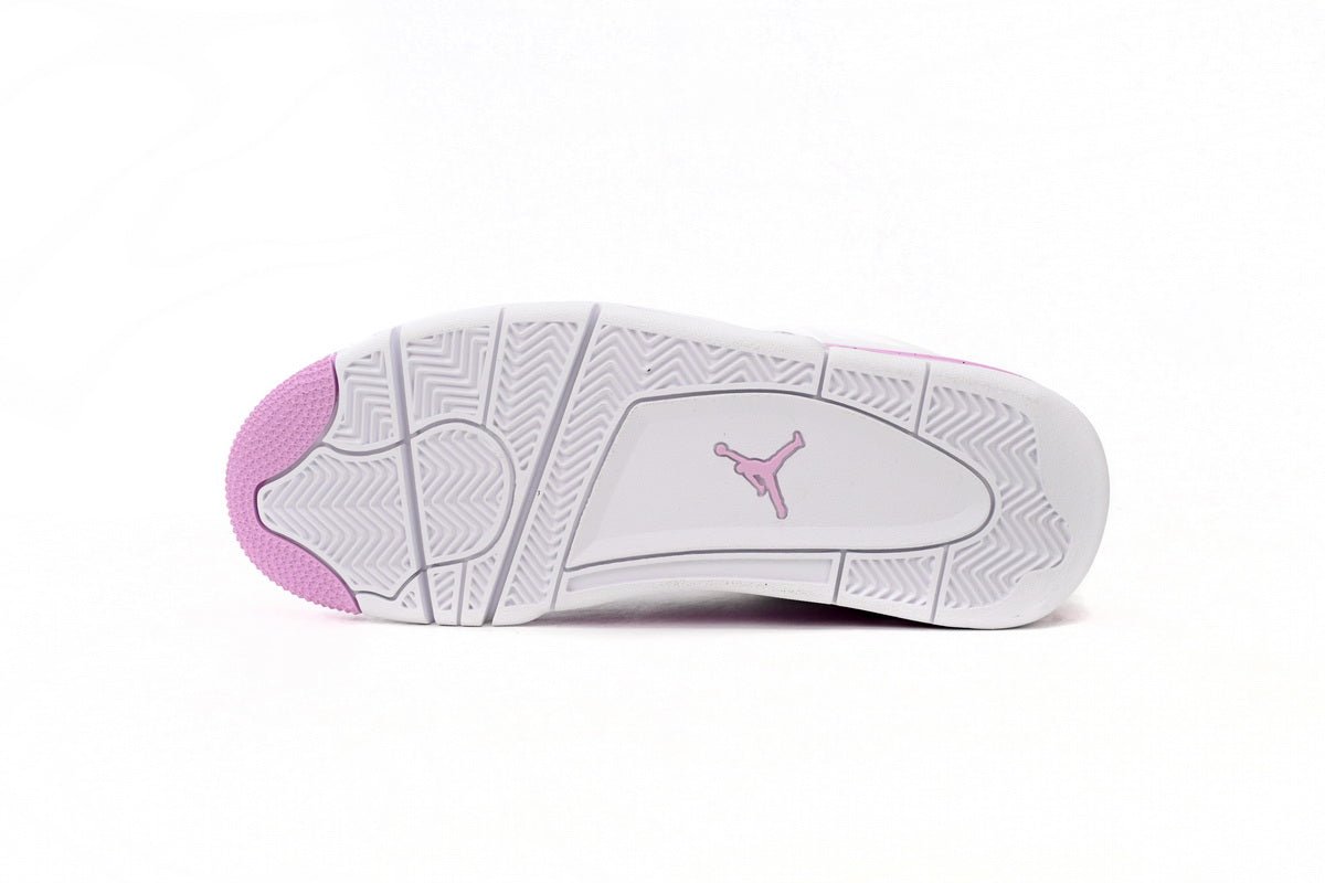 Air Jordan 4 Pink - White Unisex Streetwear Limited Edition - **Air Jordan 4 White Pink** The Air Jordan 4 White Pink is a stylish and