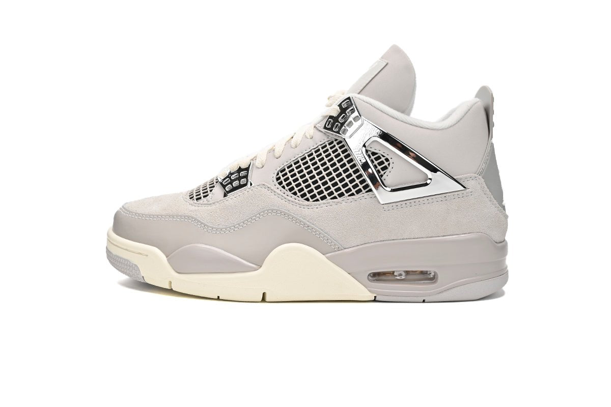 Air Jordan 4 Wmns frozen Moments - White Unisex Streetwear Limited Edition - Embrace the essence of sports history and urban fashion with the Air Jordan 4 WMNS