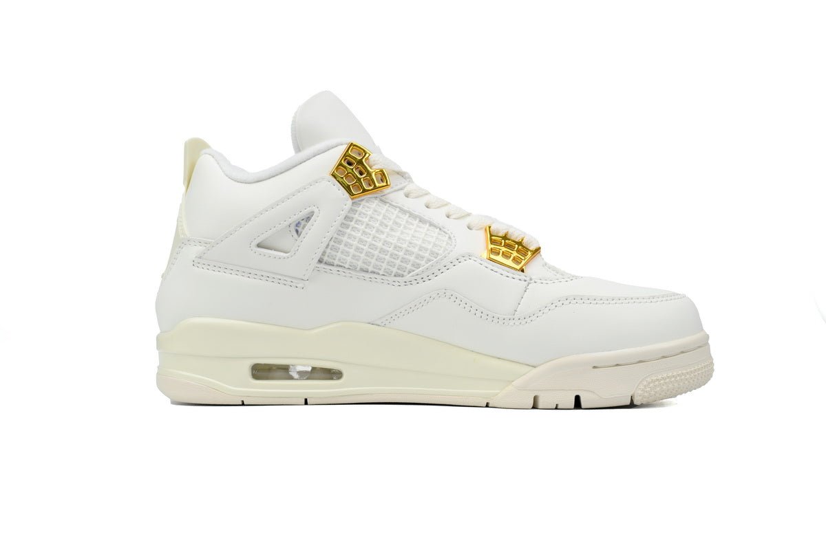 Air Jordan 4 Wmns 'sail' - Black Unisex Streetwear Limited Edition - Discover the timeless allure of the Air Jordan 4 WMNS 'Sail,' a blend of heritage