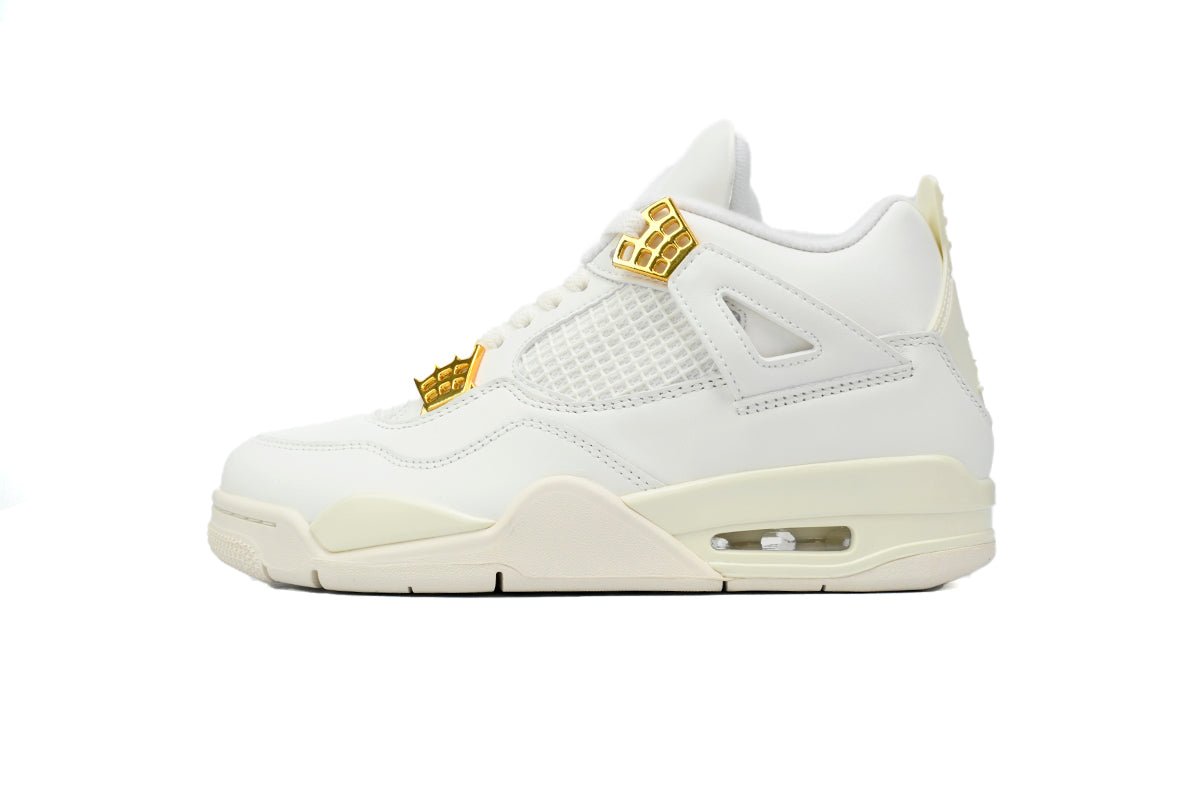 Air Jordan 4 Wmns 'sail' - Black Unisex Streetwear Limited Edition - Discover the timeless allure of the Air Jordan 4 WMNS 'Sail,' a blend of heritage
