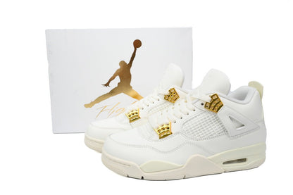 Air Jordan 4 Wmns 'sail' - Black Unisex Streetwear Limited Edition - Discover the timeless allure of the Air Jordan 4 WMNS 'Sail,' a blend of heritage