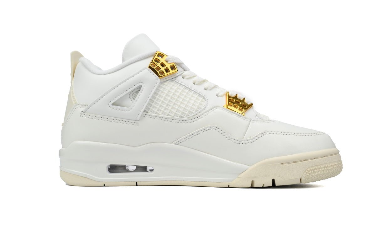 Air Jordan 4 Wmns 'sail' - Black Unisex Streetwear Limited Edition - Discover the timeless allure of the Air Jordan 4 WMNS 'Sail,' a blend of heritage