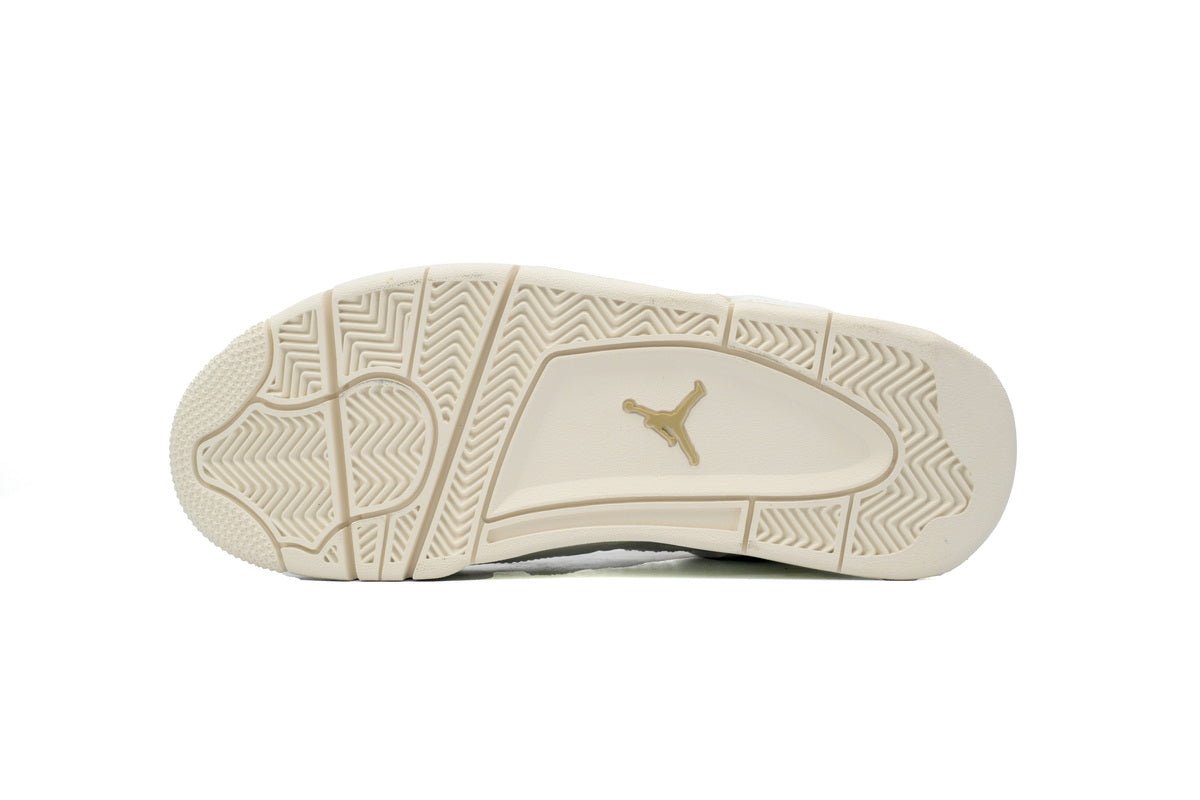 Air Jordan 4 Wmns 'sail' - Black Unisex Streetwear Limited Edition - Discover the timeless allure of the Air Jordan 4 WMNS 'Sail,' a blend of heritage