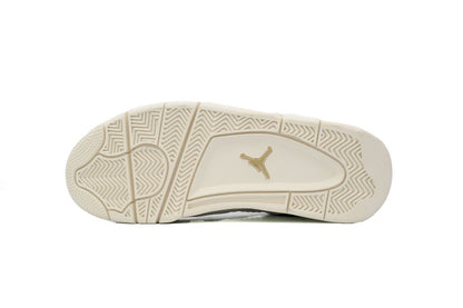 Air Jordan 4 Wmns 'sail' - Black Unisex Streetwear Limited Edition - Discover the timeless allure of the Air Jordan 4 WMNS 'Sail,' a blend of heritage
