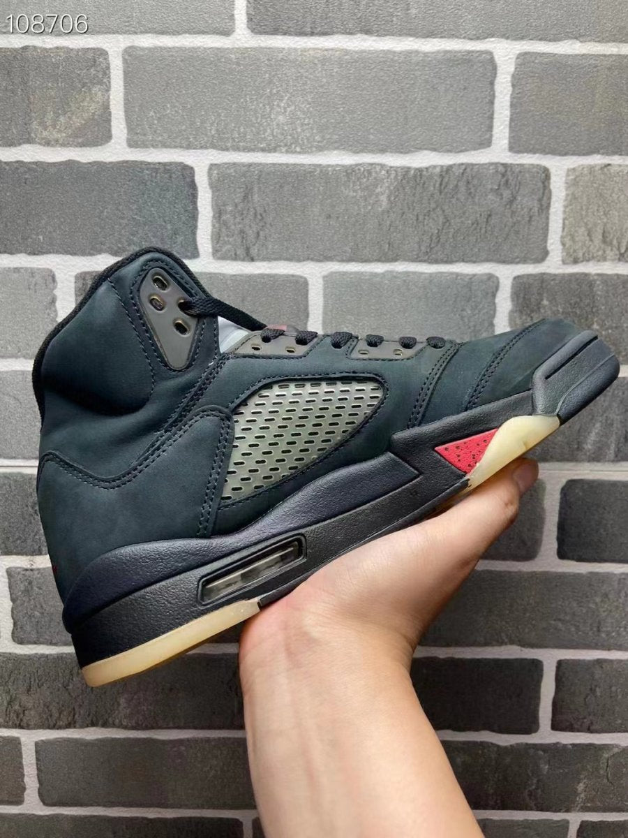 Air Jordan 5 'anthracite' T-Shirt - Black Unisex Streetwear Limited Edition