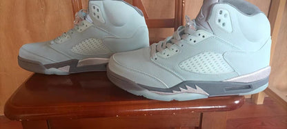 Air Jordan 5 'blue Suede' Sneakers Unisex Streetwear Limited Edition - **Product Description: Air Jordan 5 'Blue Suede'** The Air Jordan 5 'Blue Suede' stands out