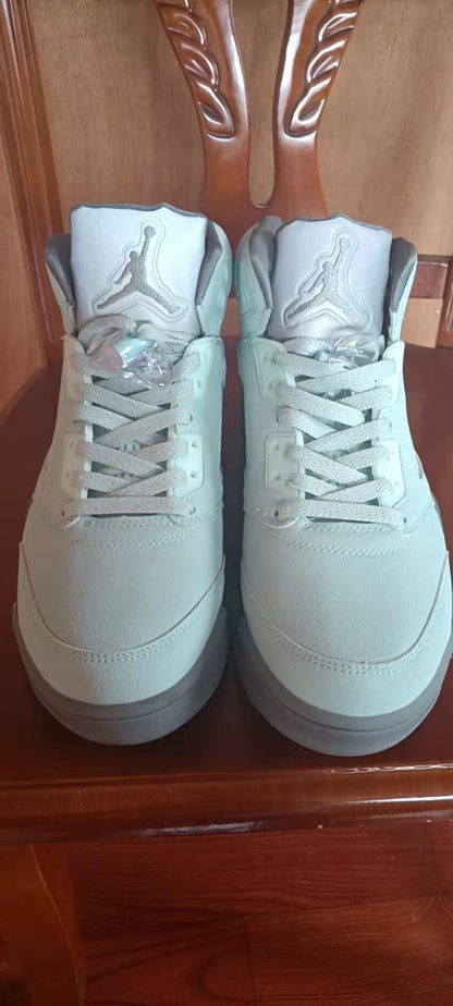 Air Jordan 5 'blue Suede' Sneakers Unisex Streetwear Limited Edition - **Product Description: Air Jordan 5 'Blue Suede'** The Air Jordan 5 'Blue Suede' stands out