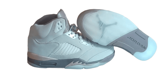 Air Jordan 5 'blue Suede' Sneakers Unisex Streetwear Limited Edition - **Product Description: Air Jordan 5 'Blue Suede'** The Air Jordan 5 'Blue Suede' stands out
