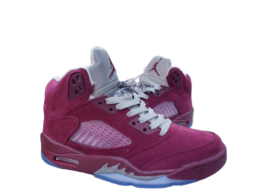 Air Jordan 5 'burgundy' T-Shirt - Black Unisex Streetwear Limited Edition