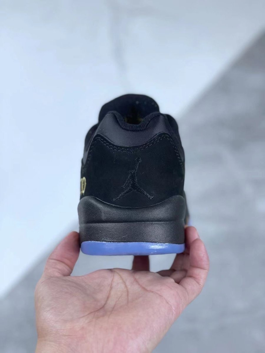 Air Jordan 5 Low 'black Metallic' T-Shirt Unisex Streetwear Limited Edition