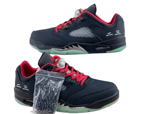 Air Jordan 5 Low 'chinese New Year' T-Shirt - Black Unisex Streetwear Limited Edition