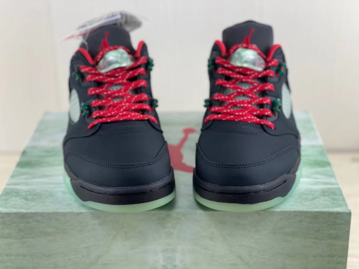 Air Jordan 5 Low 'chinese New Year' T-Shirt - Black Unisex Streetwear Limited Edition