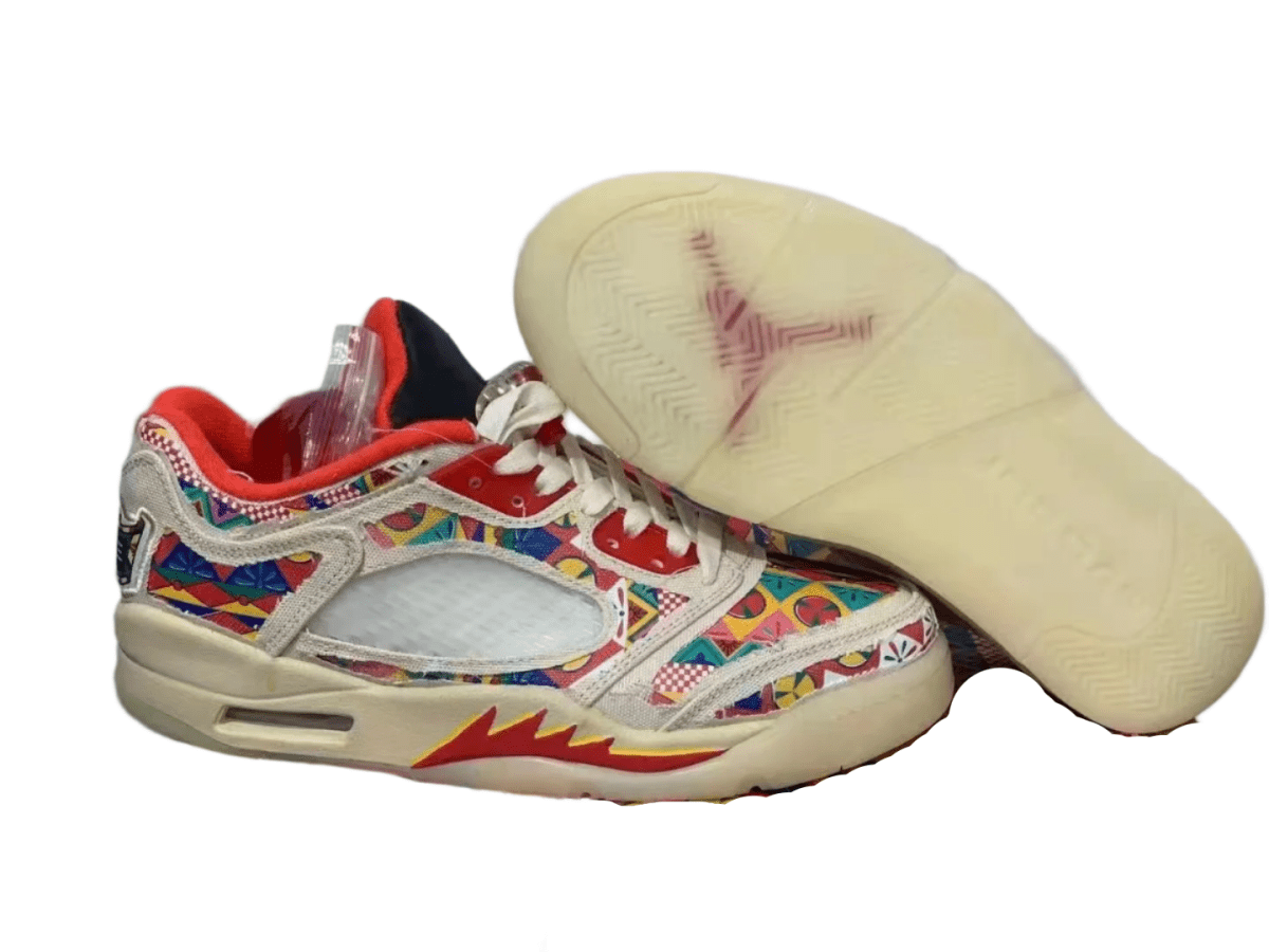 Air Jordan 5 Low 'doernbecher 2022' T-Shirt - White Unisex Streetwear Limited Edition - **Product Description: Air Jordan 5 Low 'Doernbecher 2022'** The Air Jordan 5 Low 'Doernbecher 2022'