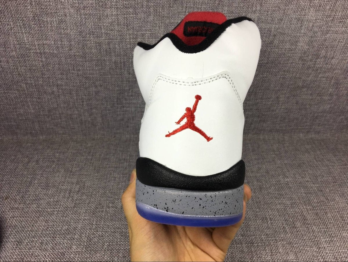 Air Jordan 5 Retro 'white Cement' Unisex Streetwear Limited Edition - **Product Description: Air Jordan 5 Retro 'White Cement'** The Air Jordan 5 Retro 'White Cement'