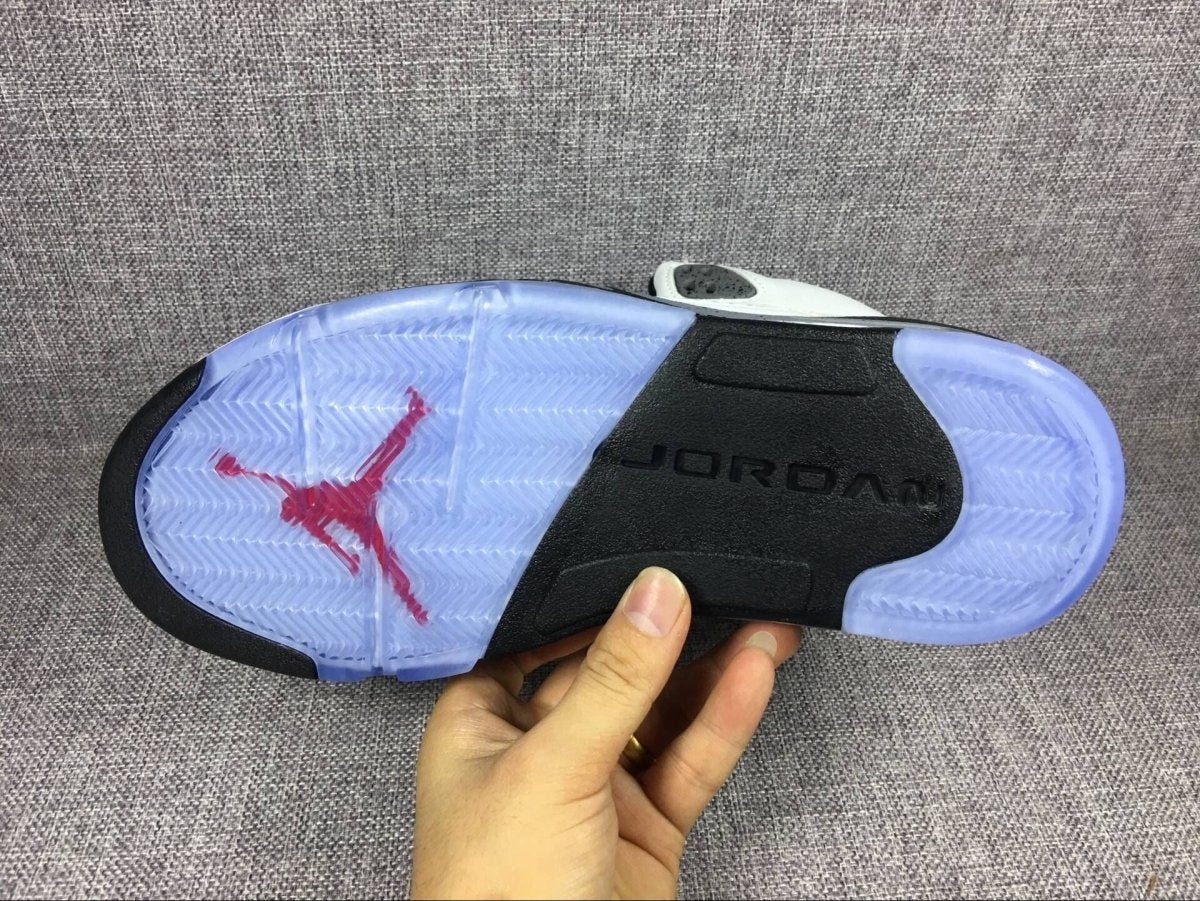 Air Jordan 5 Retro 'white Cement' Unisex Streetwear Limited Edition - **Product Description: Air Jordan 5 Retro 'White Cement'** The Air Jordan 5 Retro 'White Cement'