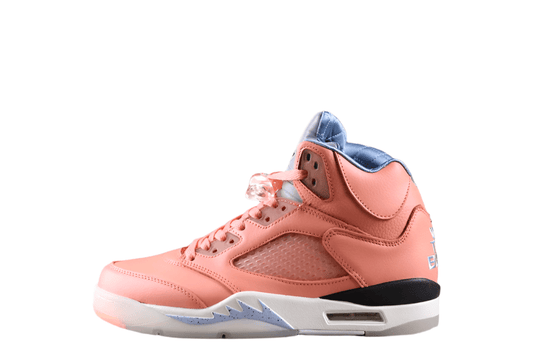 Air Jordan 5 'satin Blaze' T-Shirt - Orange Unisex Streetwear Limited Edition