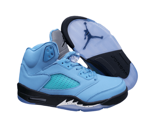 Air Jordan 5 'university Blue' T-Shirt Unisex Streetwear Limited Edition - **Product Description: Air Jordan 5 'University Blue'** The Air Jordan 5 'University Blue' is a