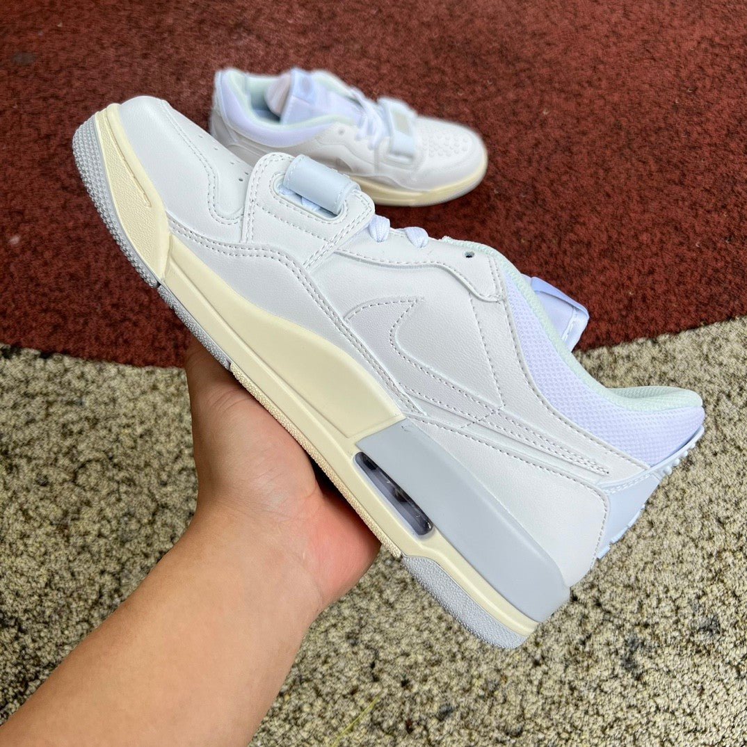 Air Jordan Legacy 312 Low - Grey Sneakers - White Unisex Streetwear Limited Edition - **Air Jordan Legacy 312 Low White/Grey** Introducing the Air Jordan Legacy 312 Low White/Grey, a