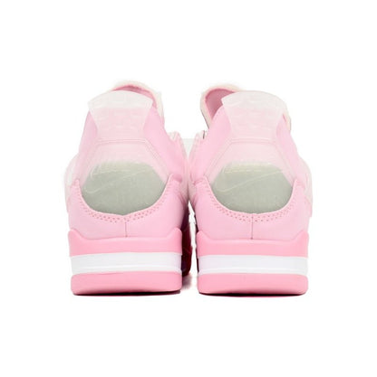 JORDAN 4 - Off-white Rose Peach Sneakers Unisex Streetwear Limited Edition - Introducing the Jordan 4 x Off-White Rose Peach, a harmonious blend of urban edge and