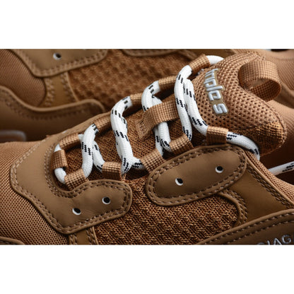 BALENCIAGA Triple S Clear Sole - Sneakers - Brown Unisex Streetwear Limited Edition - The Balenciaga Triple S Clear Sole x Brown reimagines the iconic Triple S sneaker with
