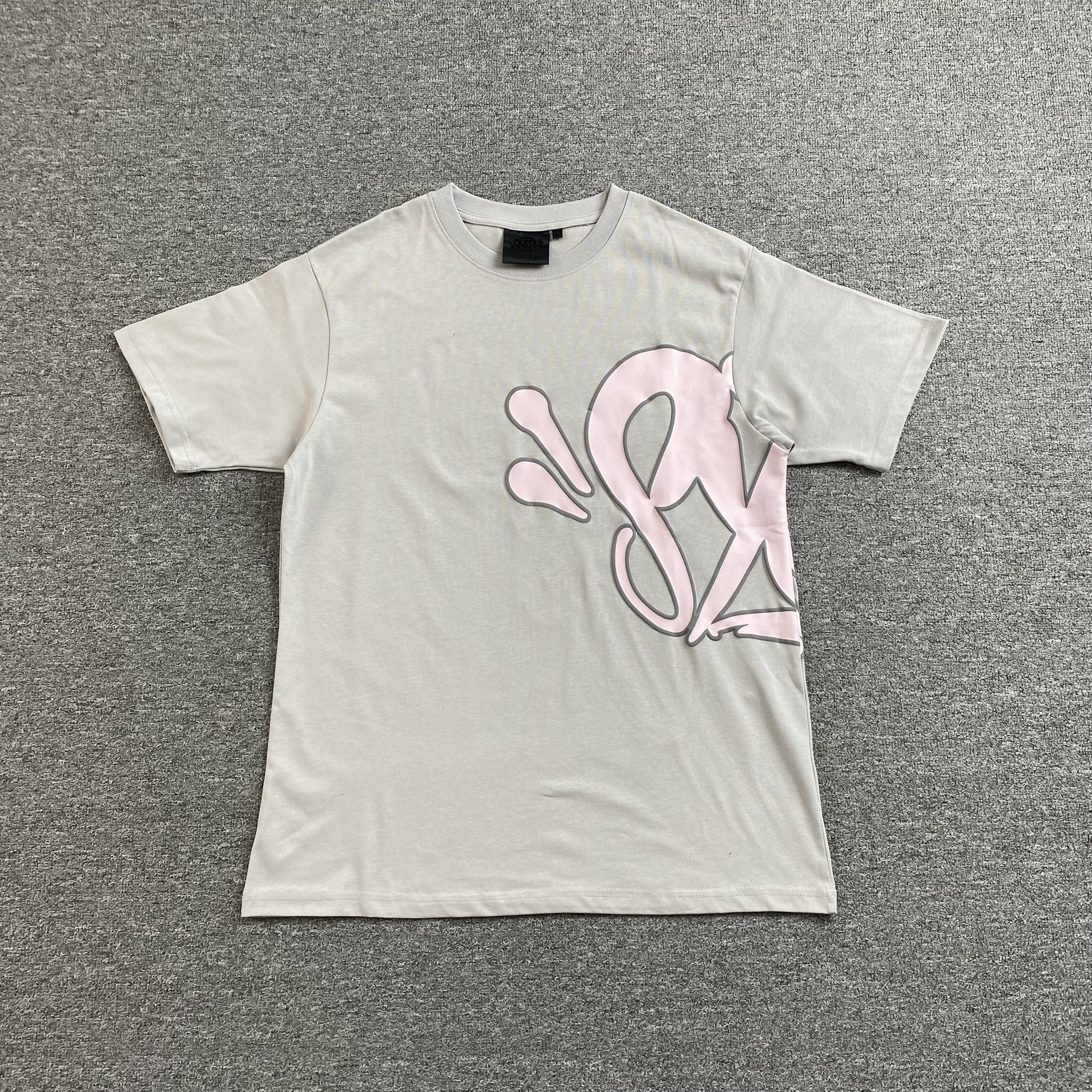 SYNA World T-shirt Grey - Pink Unisex Streetwear Limited Edition