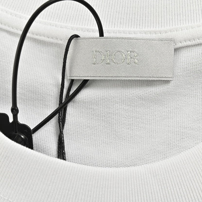 Camiseta blanca con estampado de estrella de Dior