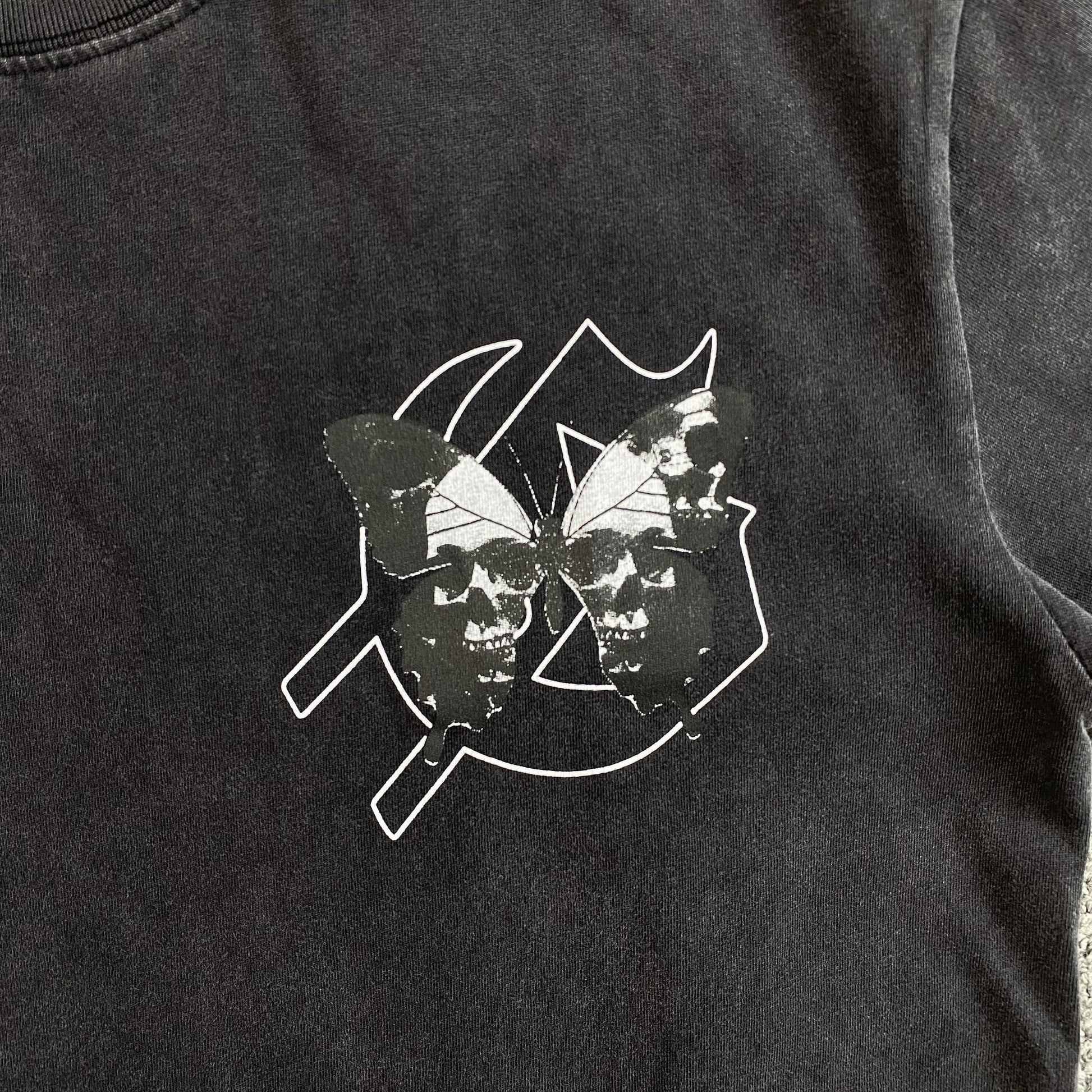 GODSPEED Butterfly Effect T-shirt Washed - Black Unisex Streetwear Limited Edition