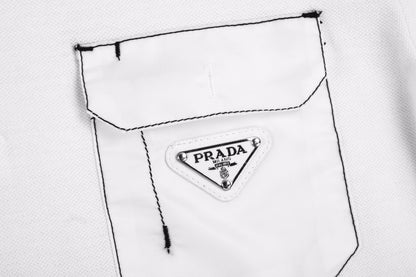 Prada 'Pocket Detail' Polo Shirt