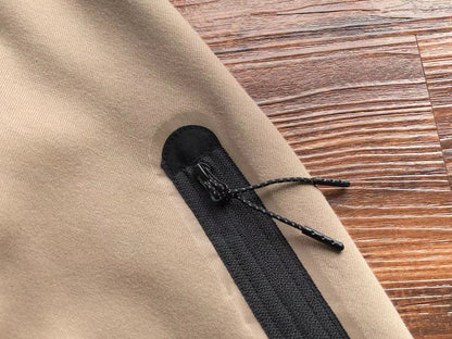 NIKE Tech Fleece Hoodie - Sandalwood - Light Bone - White Unisex Streetwear Limited Edition - The NIKE TECH FLEECE HOODIE SANDALWOOD/LIGHT BONE WHITE - REPLICA combines modern sportswear innovation wi