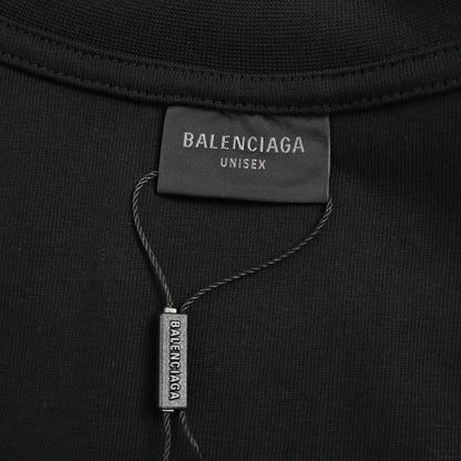 Balenciaga T-shirt - Te - T And Graphic Design - Black Unisex Streetwear Limited Edition - <span>This Balenciaga t-shirt features a bold design with various texts and a graphic on the