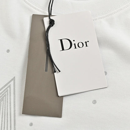 Camiseta blanca con estampado de estrella de Dior
