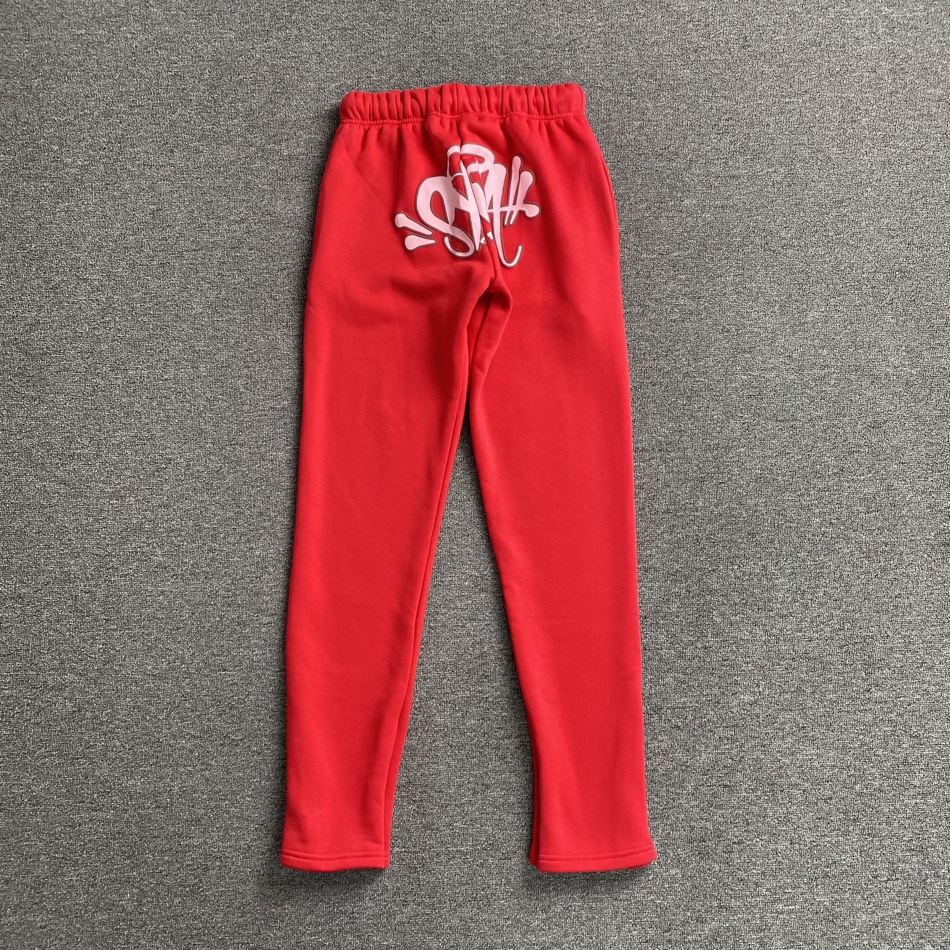 SYNA World Syna Logo Sweatpants - Red Unisex Streetwear Limited Edition