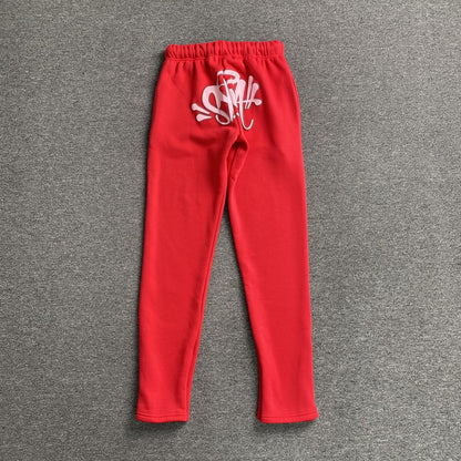 SYNA World Syna Logo Sweatpants - Red Unisex Streetwear Limited Edition